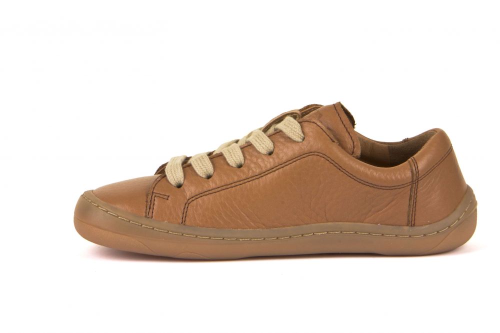 Barefoot Sneaker Schnürer cognac