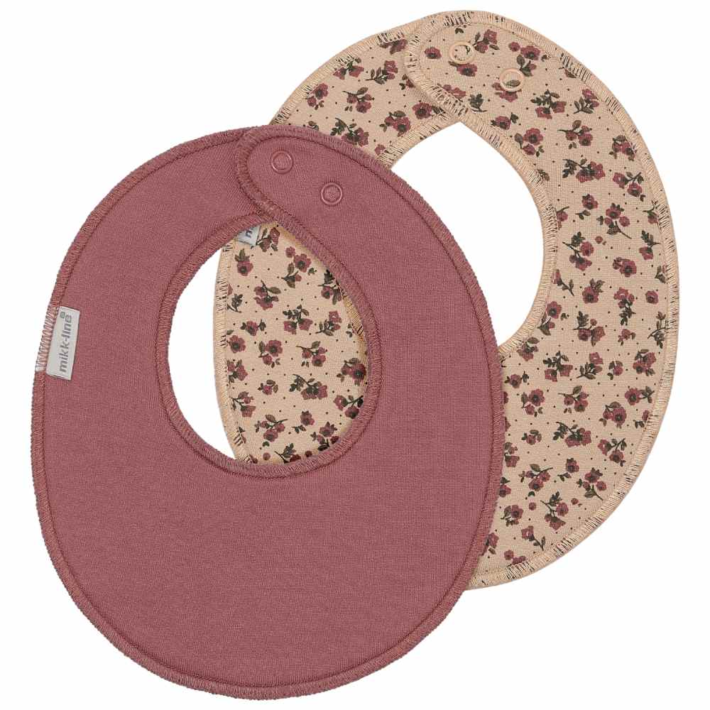 Baby Halstuch 2er-Pack rose brown