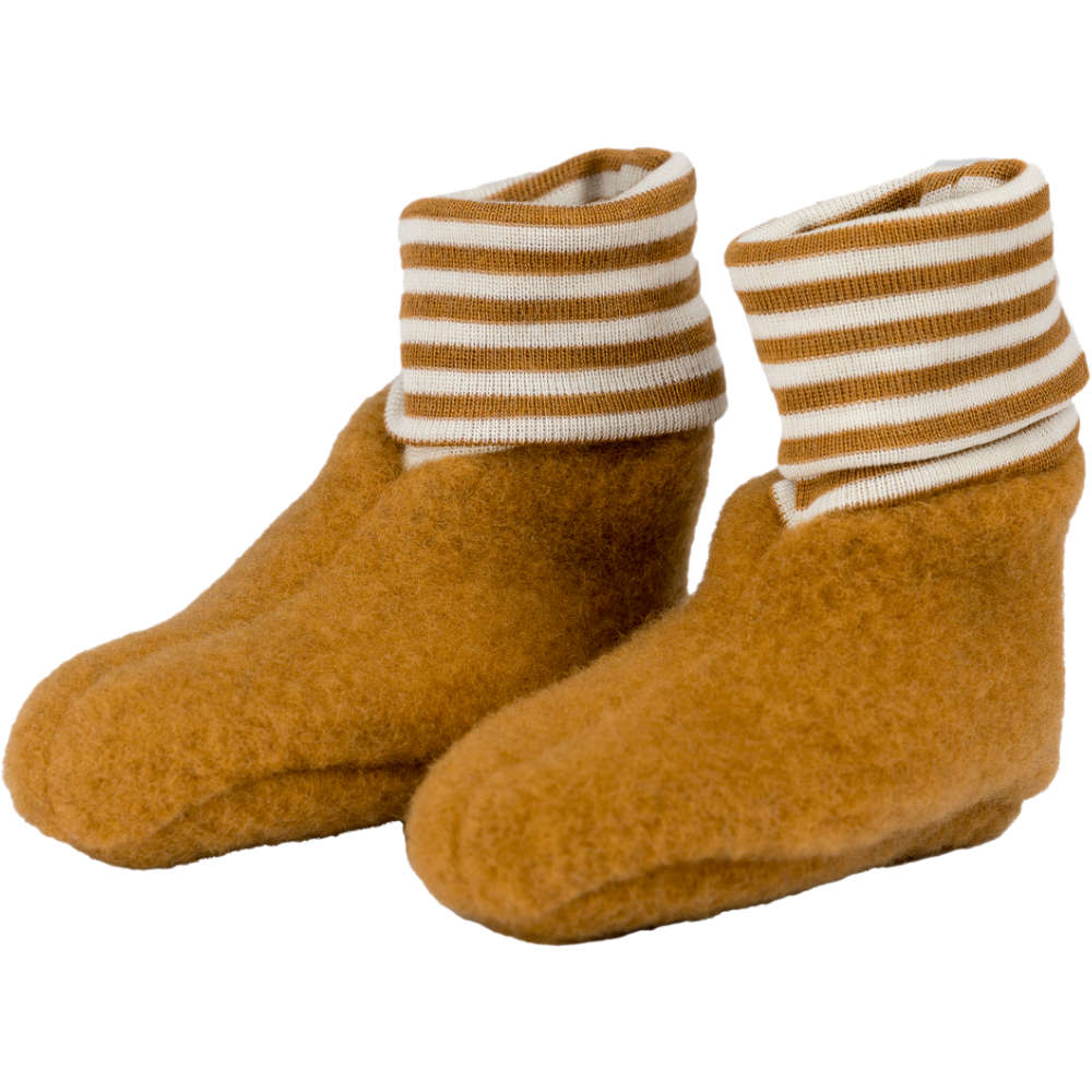 Sox Puschen Wollfleece caramel